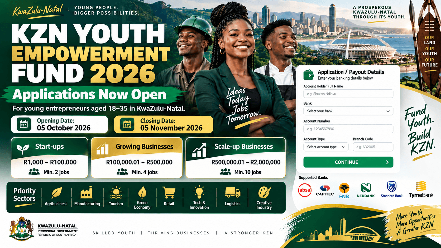 KZN Youth Empowerment Fund 2026